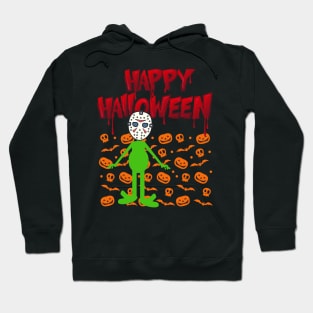 Happy Halloween Alien X Jason Hoodie